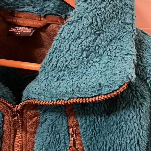 Used Kuhl Flight Jacket, teal, xl - Picture 4 of 4